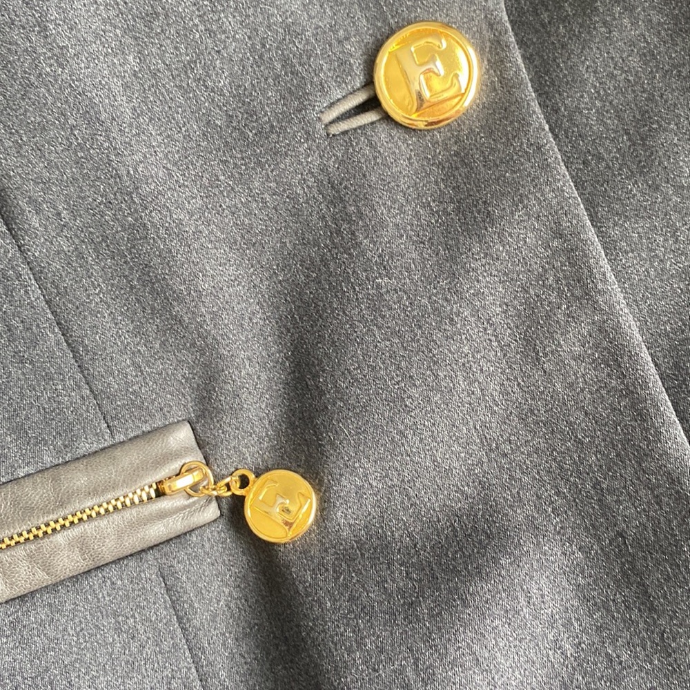 Gorgeous And Classy Escada Wool Blazer - Gray - image 3